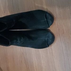 ALDO black open toe heels